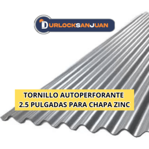 "Chapa de zinc de 5 metros disponible en Durlock San Juan, ideal para construcción y remodelación."