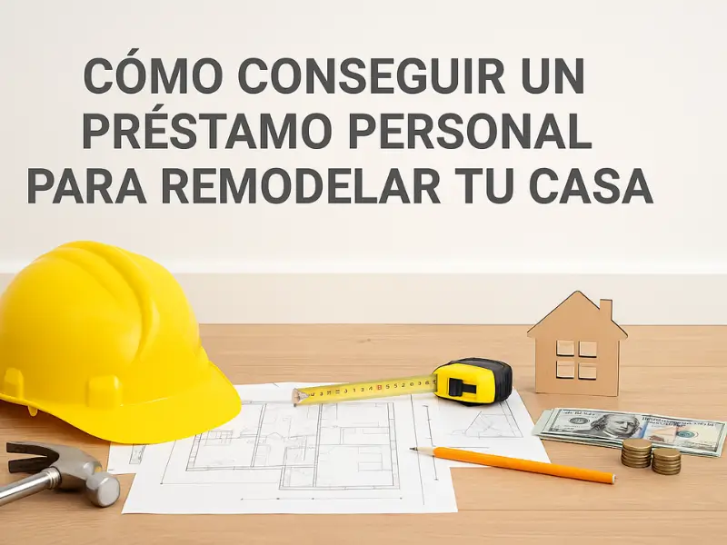 Cómo conseguir un préstamo personal para remodelar tu casa: requisitos y pasos